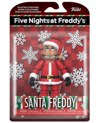 Екшън фигура Funko Games: Five Nights at Freddy's - Santa Freddy, 13 cm - 2