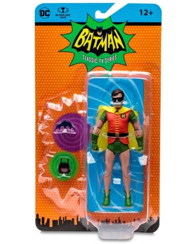 Екшън фигура McFarlane DC Comics: Batman - Robin With Oxygen Mask (DC Retro), 15 cm - 9