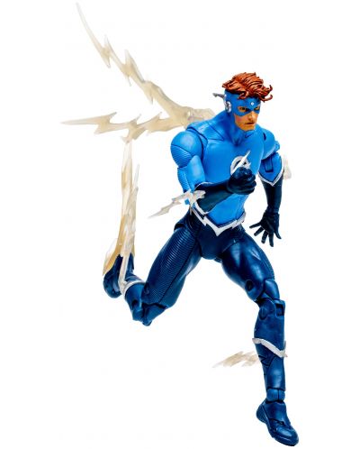 Екшън фигура McFarlane DC Comics: Multiverse - Wally West (Speed Metal) (Build A Action Figure), 18 cm - 2