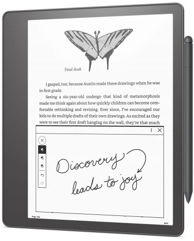 Електронен четец Kindle - Scribe Premium Pen, 10.2'', 64GB, сив - 3