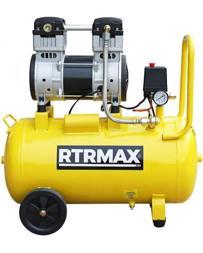 Електрически компресор RTRMAX - 44702, 50 l, 1.1kW, 8 Bar, безшумен - 1