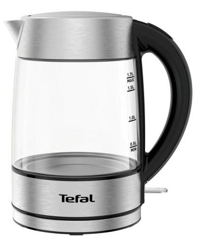 Електрическа кана Tefal - KI772D38, 2200W, 1.7 l, инокс - 1