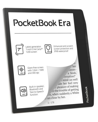 Електронен четец PocketBook - Era PB700, 7'', Stardust Silver - 3