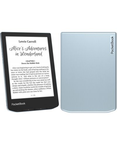 Електронен четец PocketBook - Verse, 6'', 512MB/8GB, Bright Blue - 1