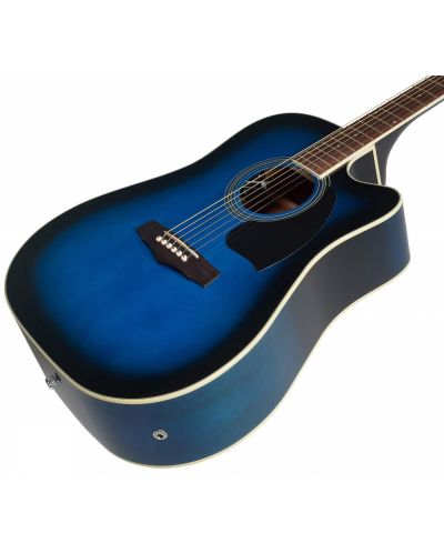 Електро-акустична китара Ibanez - PF15ECE, Blue Sunburst High Gloss - 4