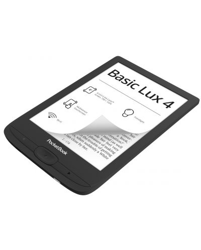 Електронен четец Pocketbook - Basic LUX 4, 6'', 8GB, черен - 3