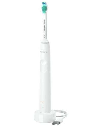 Електрическа четка за зъби Philips Sonicare - HX3671, 1 накрайник, бяла - 2