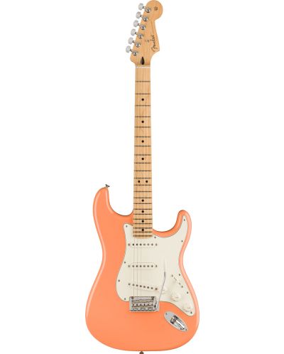 Електрическа китара Fender - Player Strat Limited MN, Pacific Peach - 1