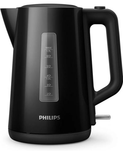 Електрическа кана Philips - HD9318/20, 2200W, 1.7 l, черна - 1