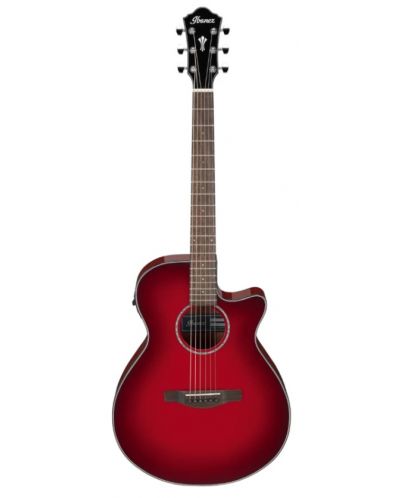 Електро-акустична китара Ibanez - AEG51, Transparent Red Sunburst High Gloss - 2