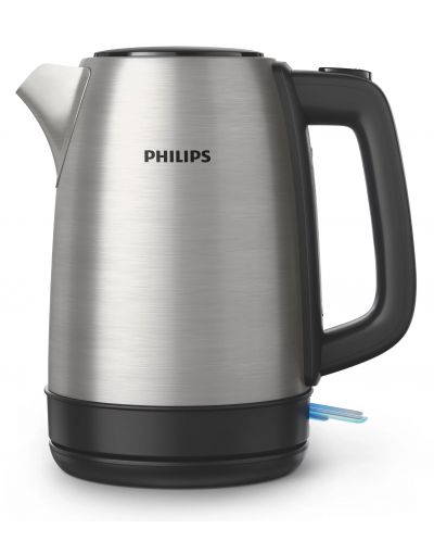 Електрическа кана Philips - HD9350/90, 2200W, 1.7 l, сива - 1
