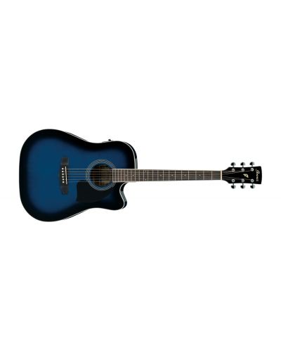 Електро-акустична китара Ibanez - PF15ECE, Blue Sunburst High Gloss - 9