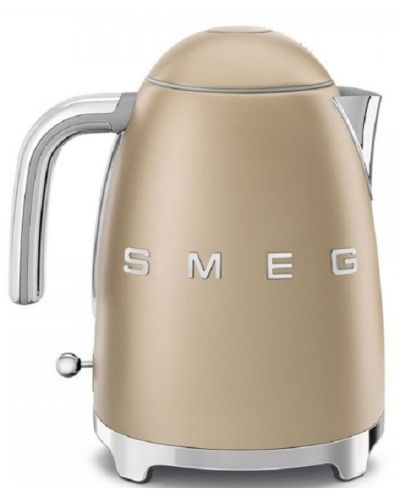 Електрическа кана Smeg - KLF03CHMEU, 2400W, 1.7 l, златиста - 2