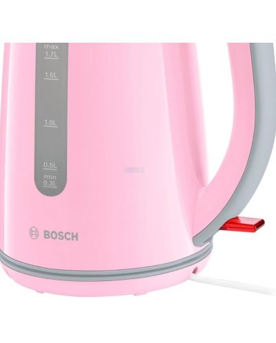 Електрическа кана Bosch - TWK7500K, 2200W, 1.7 l, розова - 5