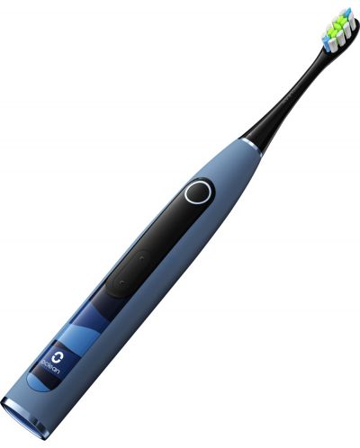 Електрическа четка за зъби Oclean - X10, 1 накрайник, синя - 5