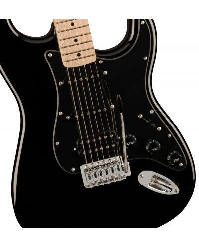 Електрическа китара Fender - Squier Sonic Stratocaster HSS MN, черна - 4