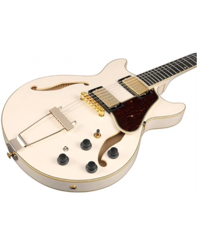 Електро-акустична китара Ibanez - AMH90, Ivory - 4