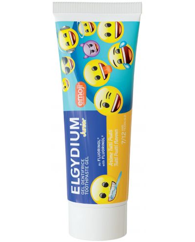 Elgydium Junior Детска паста за зъби Emoji, 7-12 години, 50 ml - 1