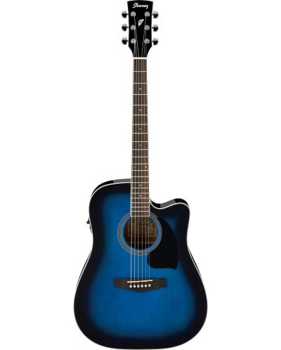 Електро-акустична китара Ibanez - PF15ECE, Blue Sunburst High Gloss - 1