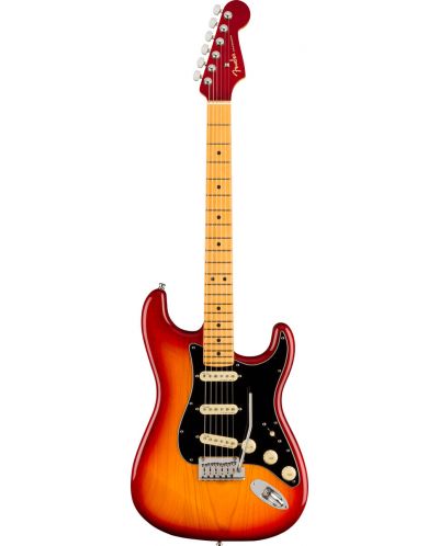 Електрическа китара Fender - American Ultra Luxe Strat, Plasma Red - 1