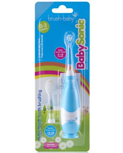 Електрическа четка за зъби Brush Baby -  Sonic , синя - 2