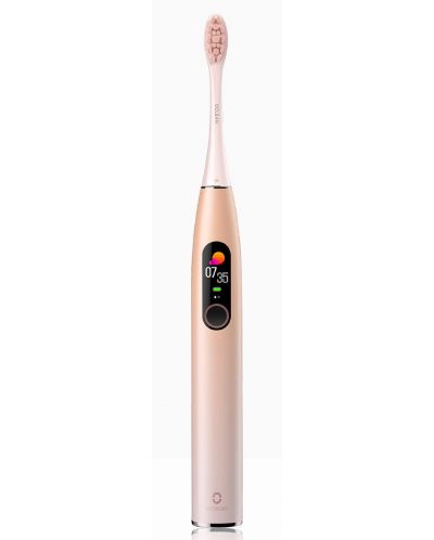 Електрическа четка за зъби Oclean - X  Pro, 1 накрайник, розова - 1