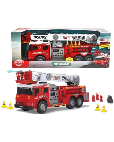 Електронна играчка Dickie Toys - Радиоуправляема пожарна - 1