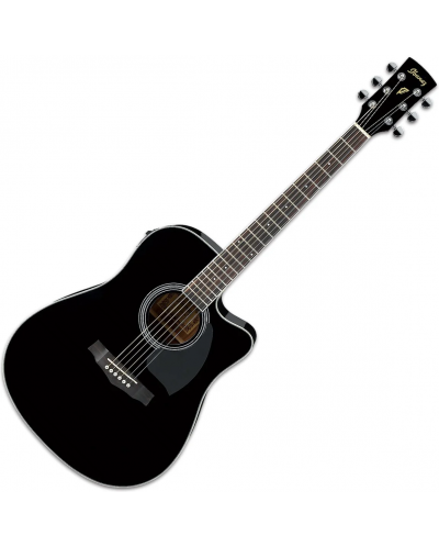 Електро-акустична китара Ibanez - PF15ECE, Black High Gloss - 5