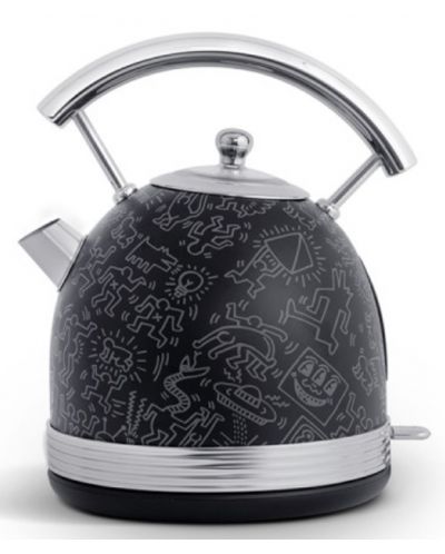 Електрическа кана Schneider - Keith Haring, 2200 W, 1.7 l, черна - 3