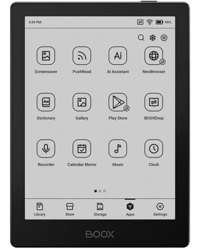 Eлектронен четец BOOX - Go 6, 6'', 2GB/32GB, черен - 2