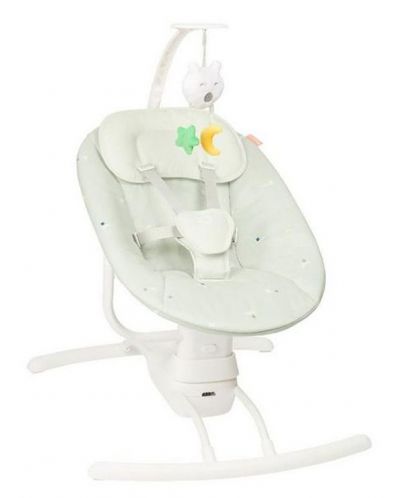 Електрическа бебешка люлка Badabulle - Зелена - 1