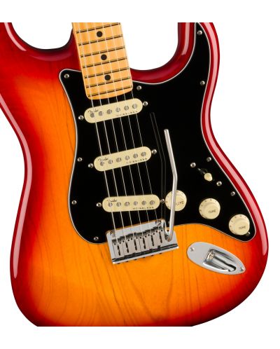 Електрическа китара Fender - American Ultra Luxe Strat, Plasma Red - 5