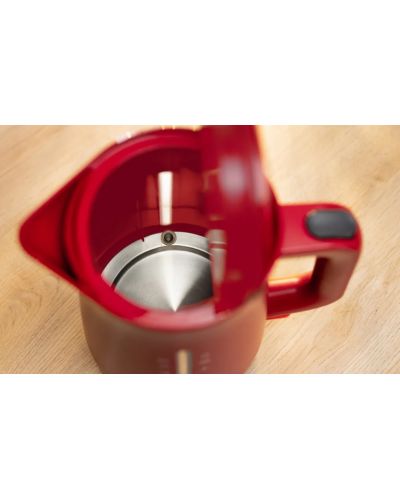 Електрическа кана за вода Bosch - MyMoment, Interior light, 2400W, 1.7 l, червена - 5