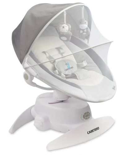 Електрически шезлонг Caretero - Opti, Grey  - 4