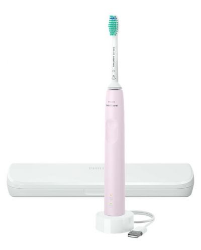 Електрическа четка за зъби Philips Sonicare - HX3673/11, 1 накрайник, розова - 2