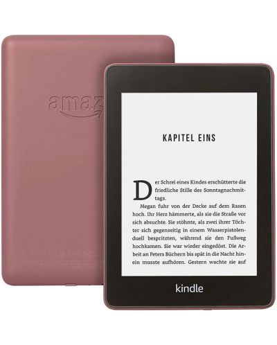 Електронен четец Amazon - Kindle Paperwhite 10th Gen, 6'', 32GB, Waterproof, Бордо - 1