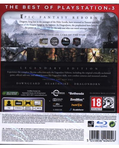 Elder Scrolls V: Skyrim Legendary Edition - Essentials (PS3) - 6