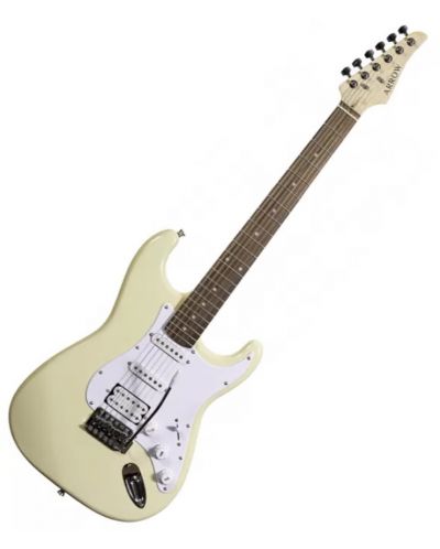 Електрическа китара Arrow - ST 211, Creamy Rosewood/White - 1