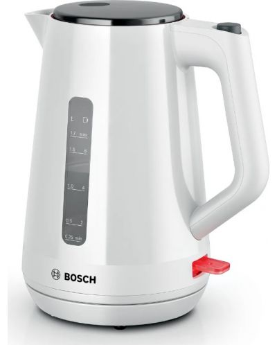Електрическа кана за вода Bosch - MyMoment, 2400W, 1.7 l, бяла - 1