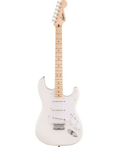 Електрическа китара Fender - Squier Sonic Stratocaster HT MN, Arctic White - 1