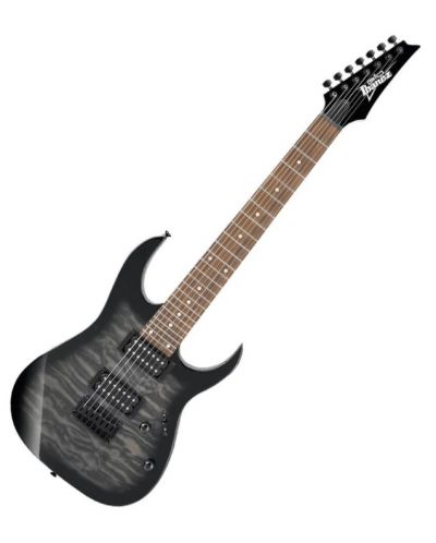 Електрическа китара Ibanez - GRG7221QA, Transparent Black Sunburst - 1