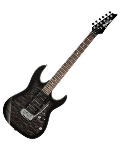Електрическа китара Ibanez - GRX70QA, Transparent Black Sunburst - 1