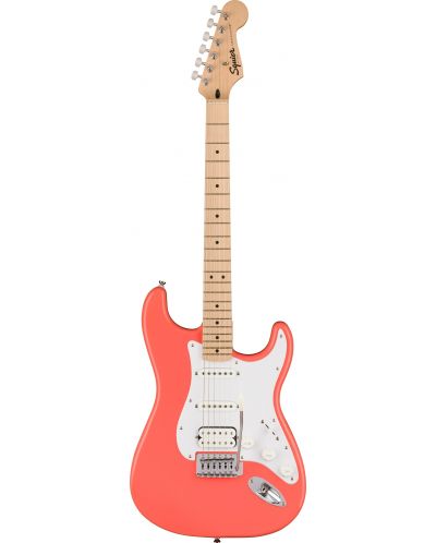 Електрическа китара Fender - Squier Sonic Stratocaster HSS MN, Tahitian Coral - 1