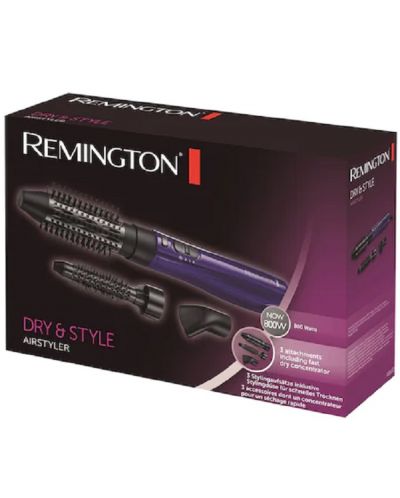 Електрическа четка за коса - Remington AS800, 800W, лилава - 3