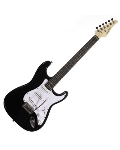 Електрическа китара Arrow - ST 111, Deep Black Rosewood/White - 1