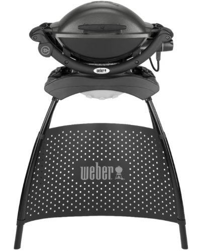 Електрическо барбекю със стойка Weber - Q1400, 2200 W, тъмносиво - 1