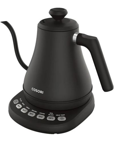 Електрическа кана Cosori - Gooseneck Kettle, 1200W, 0.8 l, черна - 1