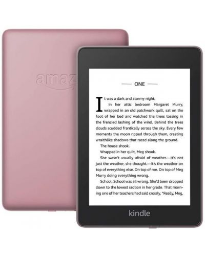 Електронен четец Amazon - Kindle Paperwhite 2018, 6", розов - 1