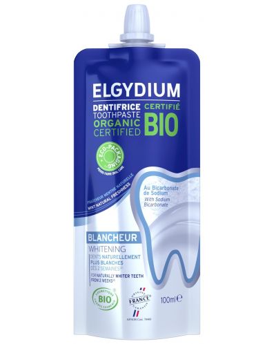 Elgydium Избелваща органична паста за зъби, 100 ml - 1