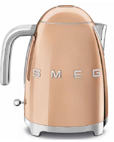 Електрическа кана Smeg - KLF03RGEU, 2400W, 1.7 l, розово злато - 2